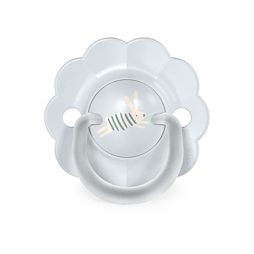 Chupete tetina fisiológica silicona SX PRO Wonder 0-6M azul 