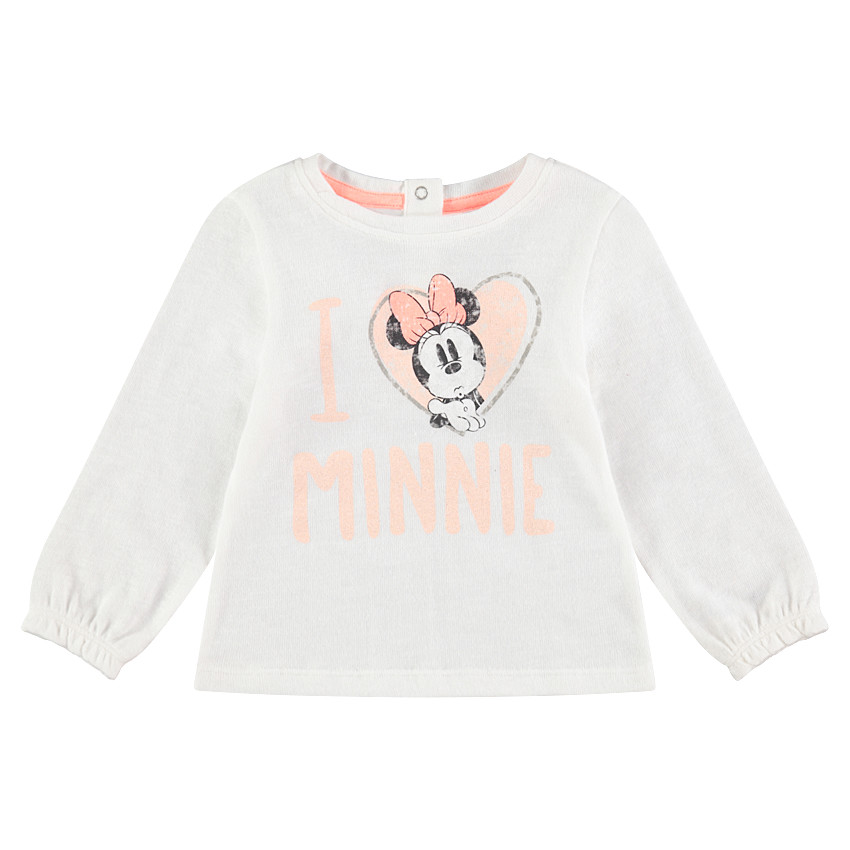 Camiseta de manga larga con Minnie y corazones estampados ©Disney 