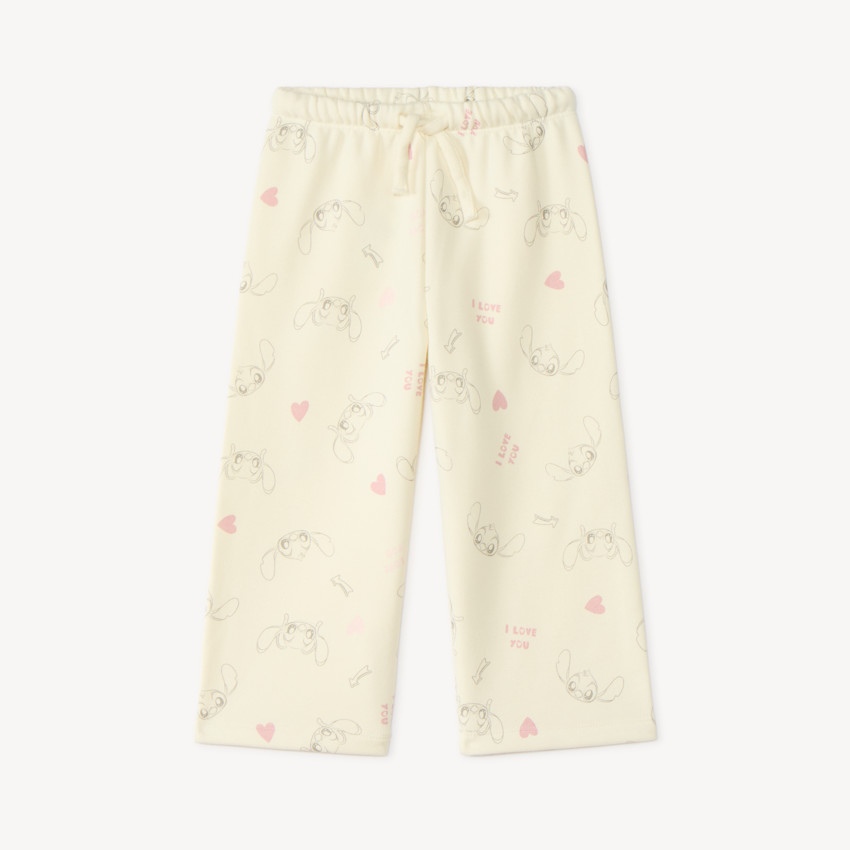 Jogging para bebé niña con estampado de Stitch y Angel de Disney 
