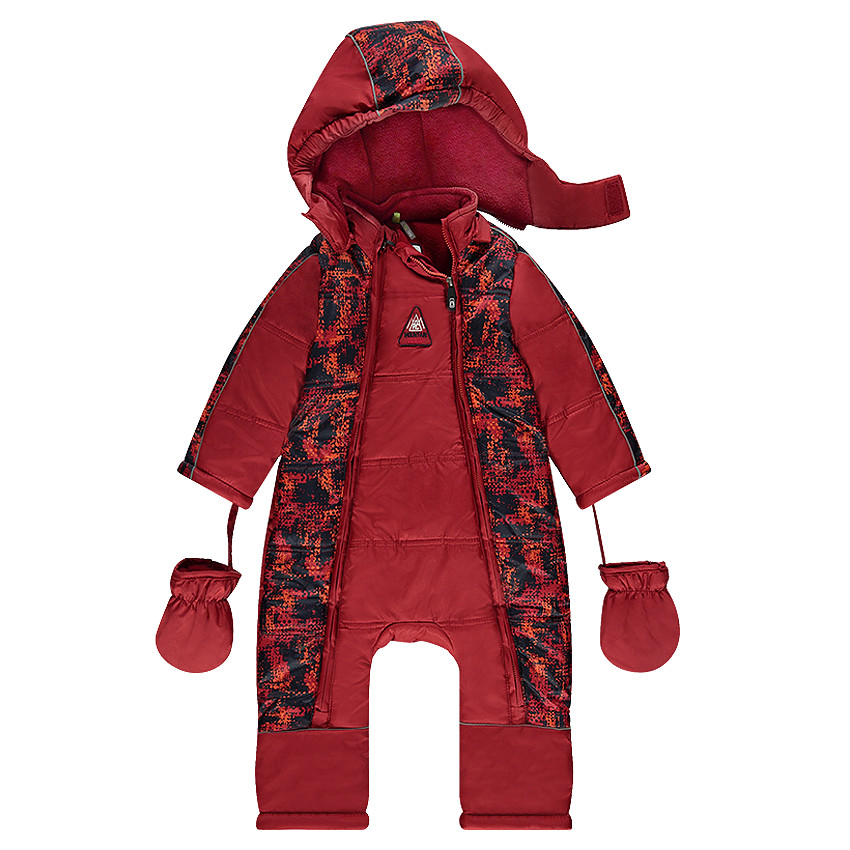 Mono de esquí impermeable con forro de micropolar 