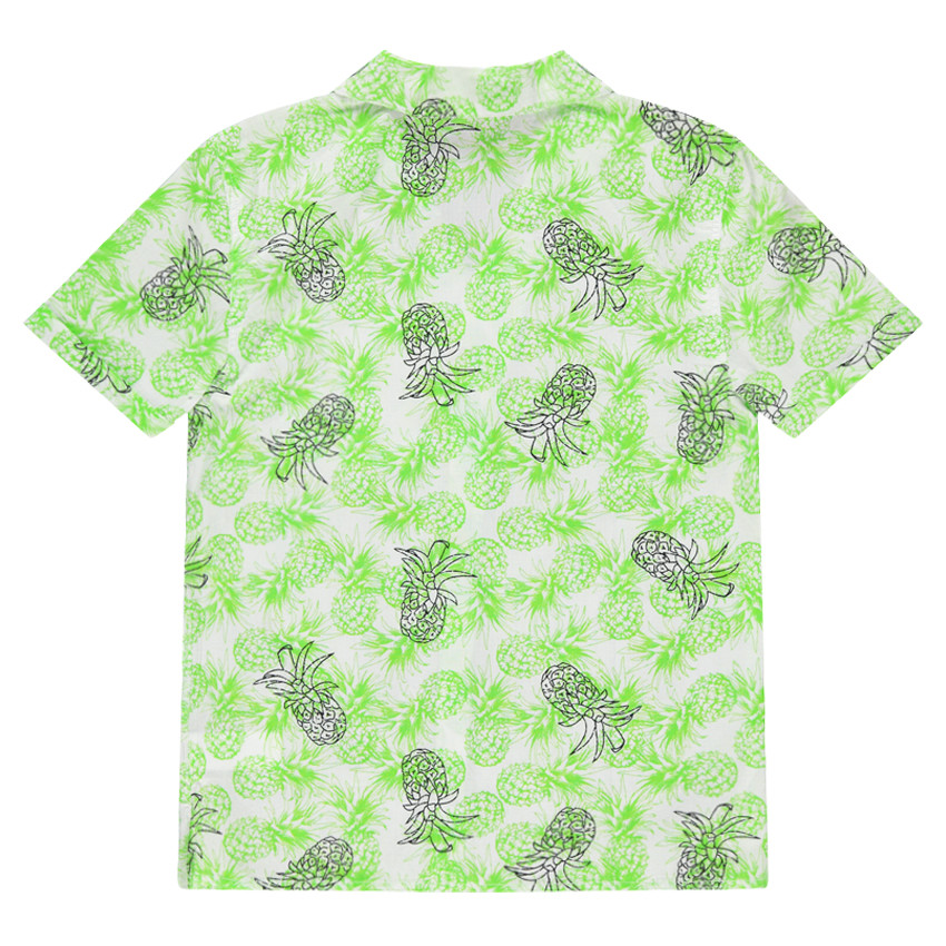 Júnior - Camisa de manga corta con piñas estampadas 