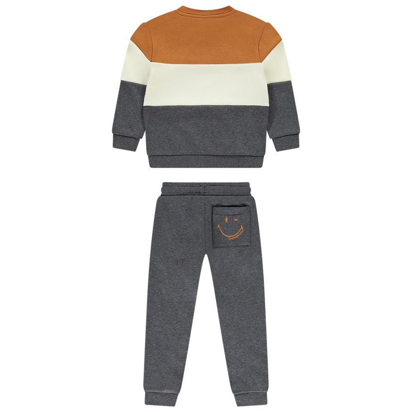 Ensemble jogging effet color block SmileyWorld pour garçon 