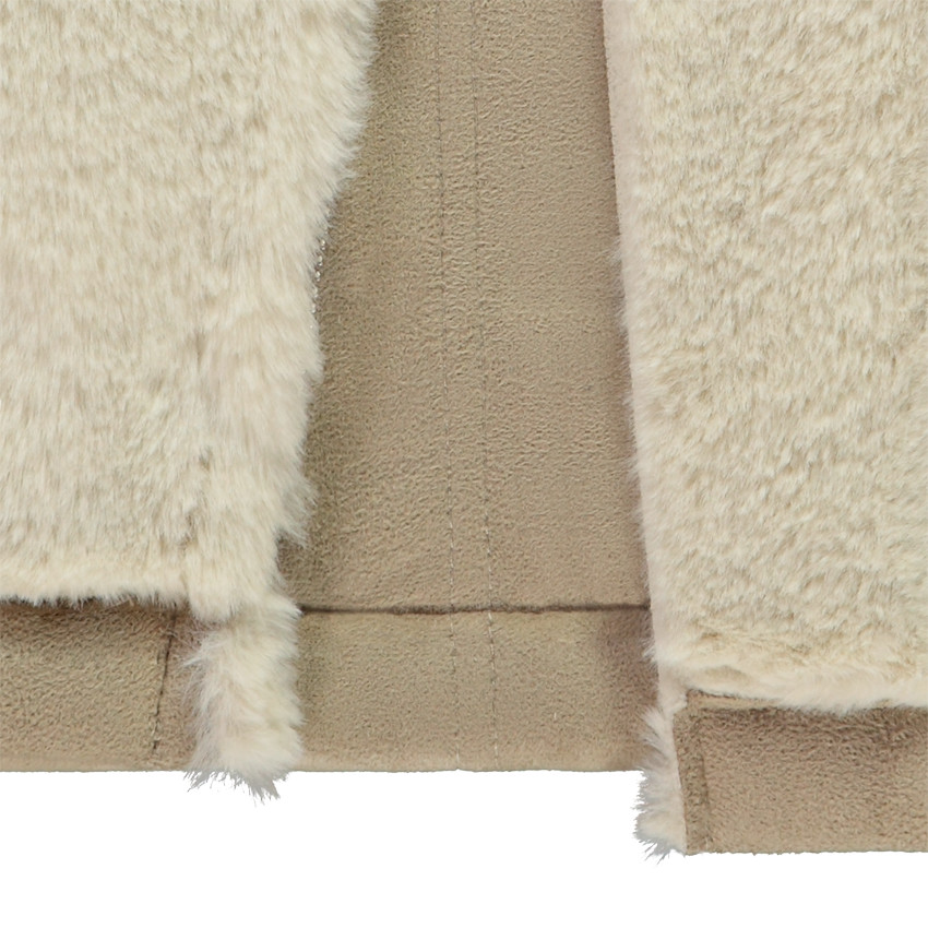 Chaqueta de peluche sintético de niña 