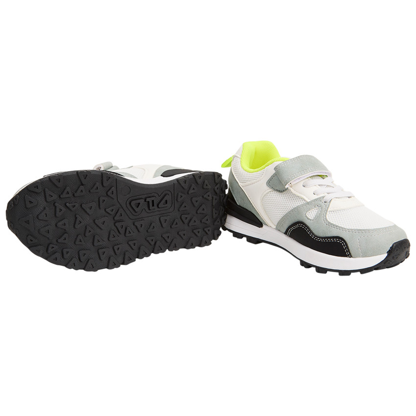 Zapatillas deportivas con cordones elásticos y velcro para niño 