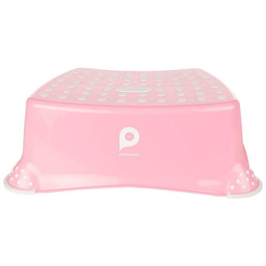 Escalón taburete antideslizante - Rosa 