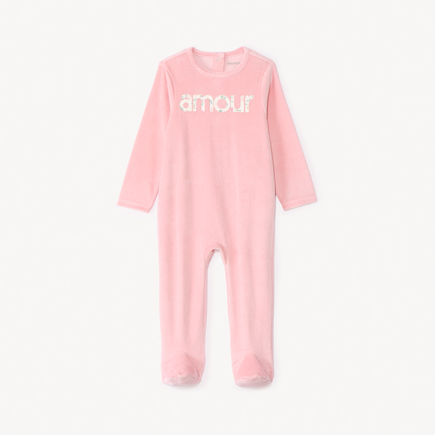 Lot de 3 dors-bien en velours fantaisie pour bébé fille  