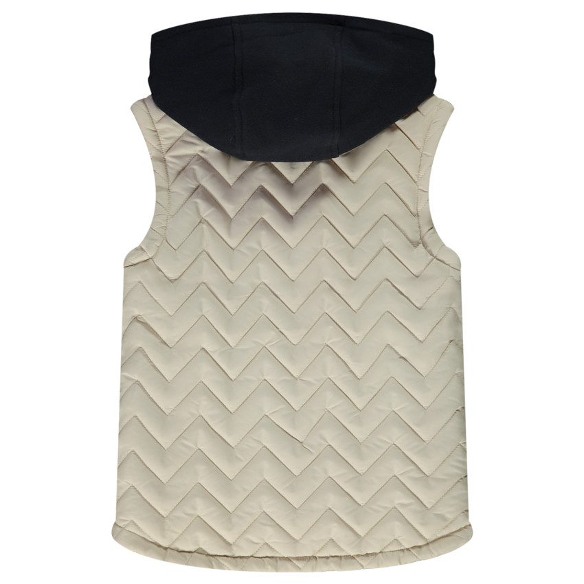 Doudoune sin mangas acolchada con capucha para niño 