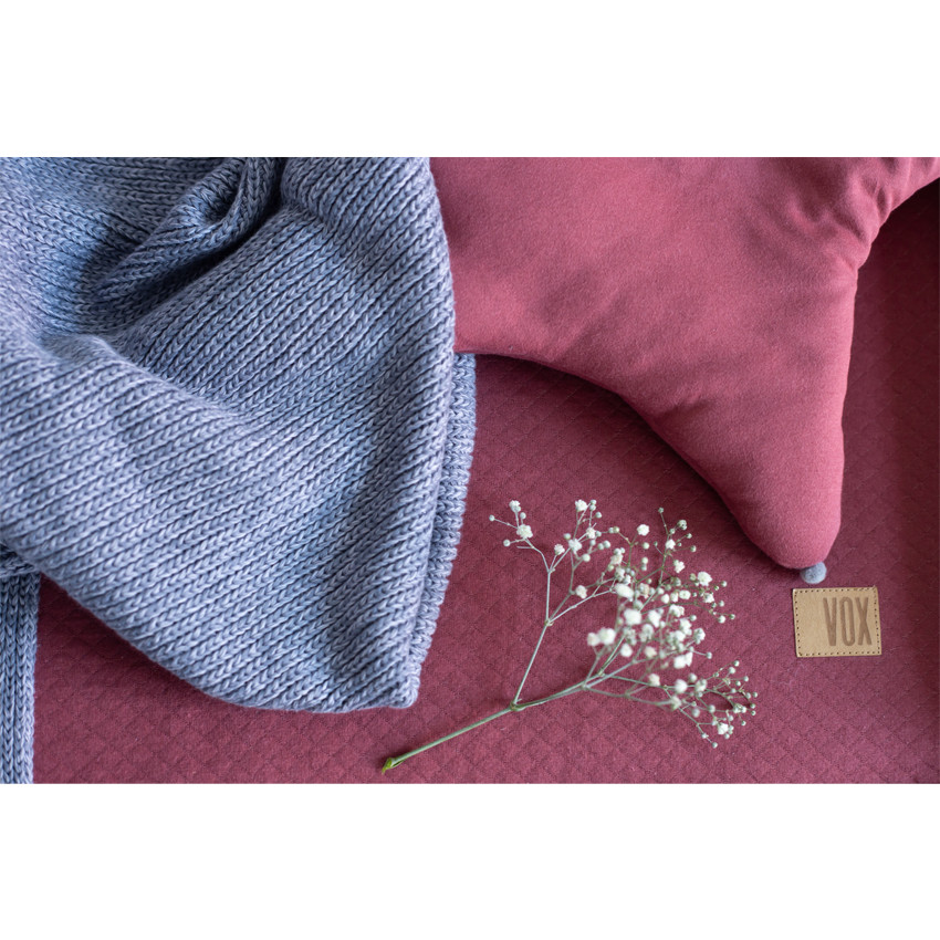 Colchón para cambiador Pure burdeos 