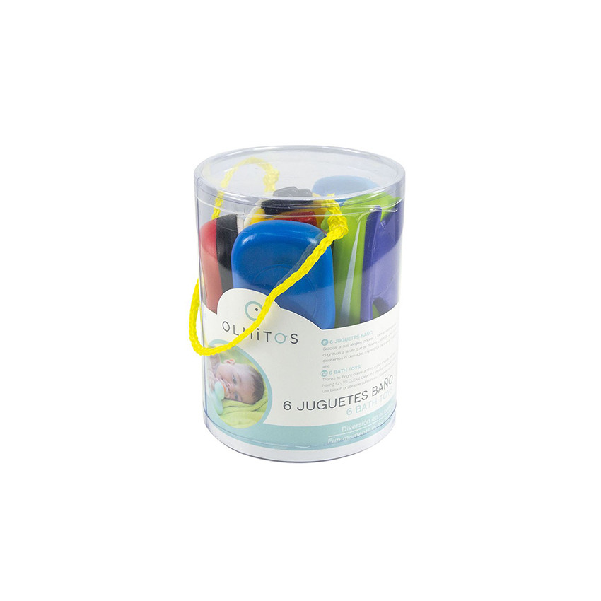 Juguetes de baño 6 uds Boats 