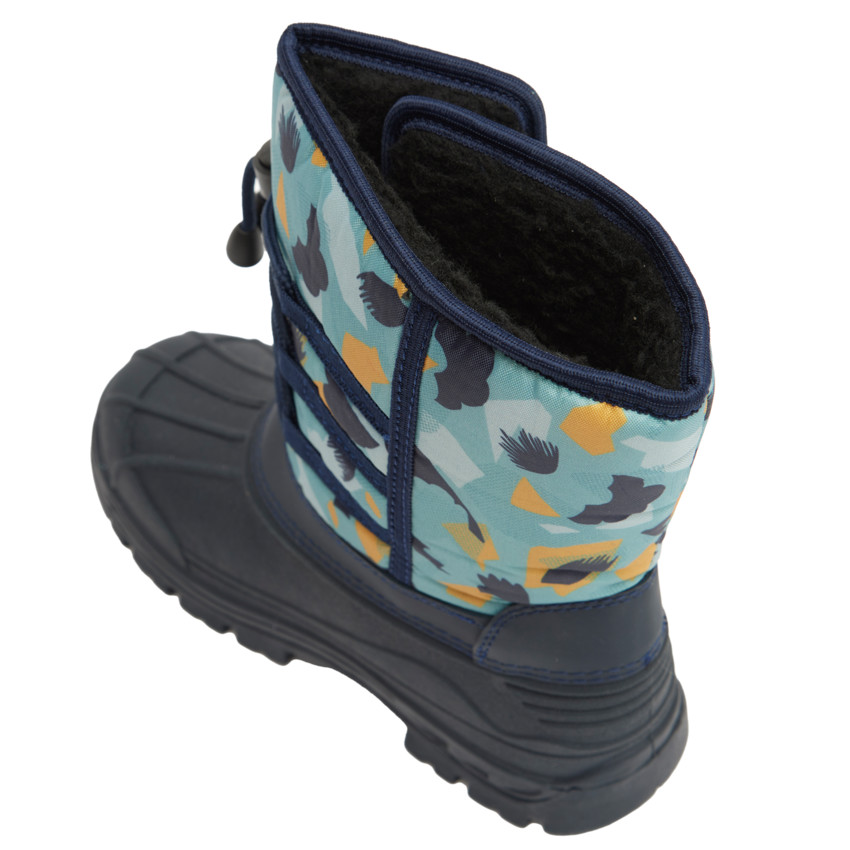 Botas de esquí con velcro y estampado gráfico para bebé niño 