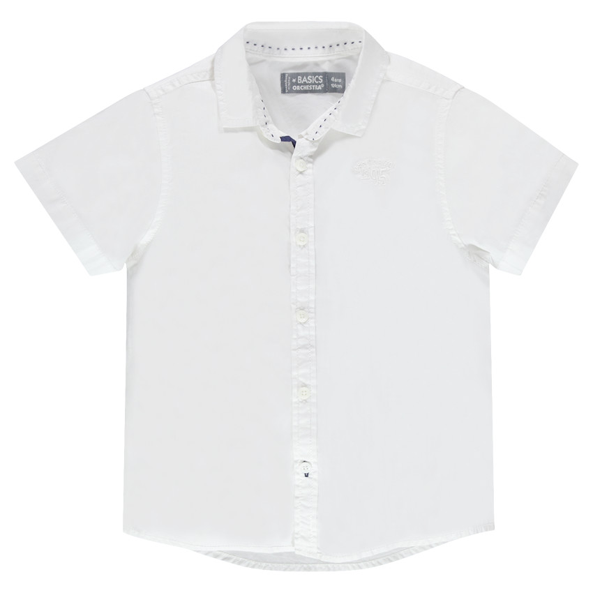 Camisa manga corta de color uniforme  Additional Camisa manga corta de color uniforme