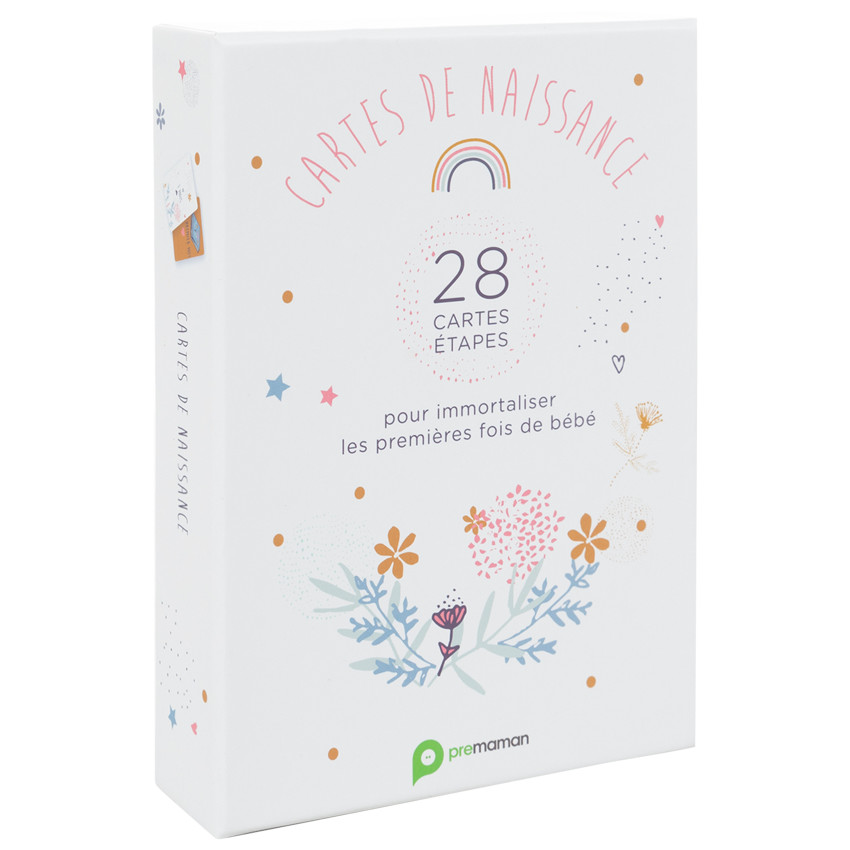 Tarjetas de fotos de nacimiento para niña x28 