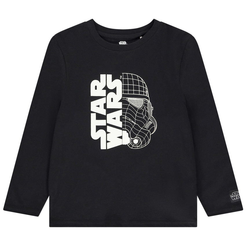 Camiseta de manga larga Star Wars Disney para niño 