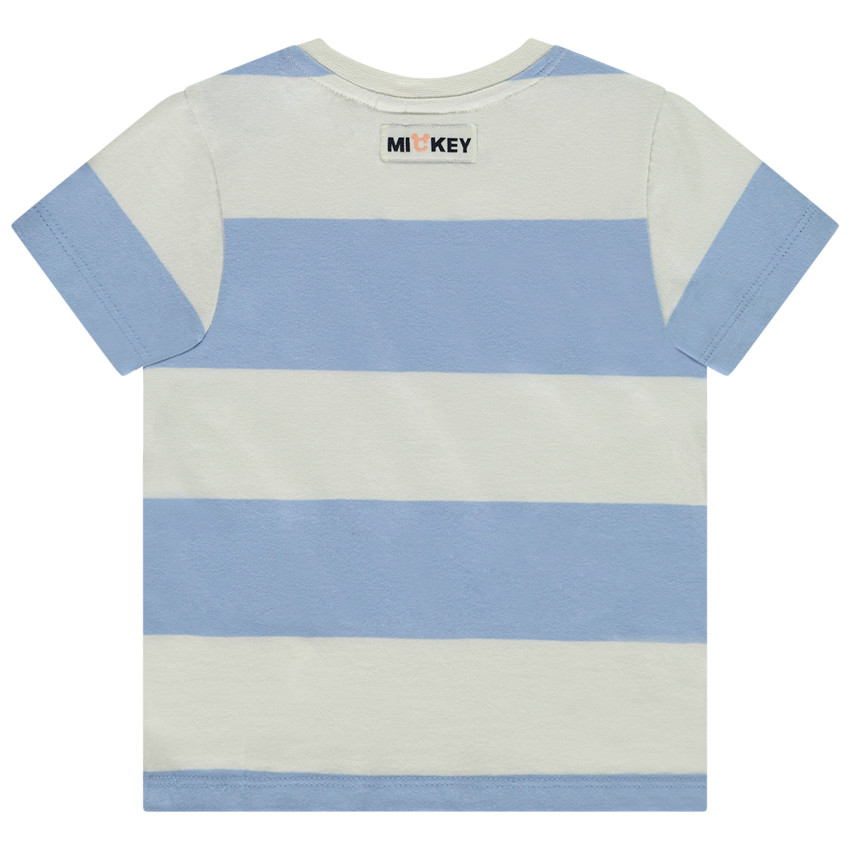 Camiseta manga corta con estampado de Mickey Disney efecto acuarela para bebé niño 