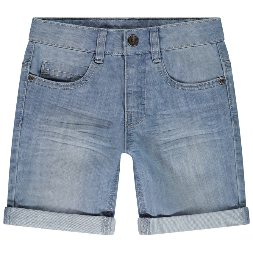 Bermudas de denim liso para niño  Additional Bermudas de denim liso para niño