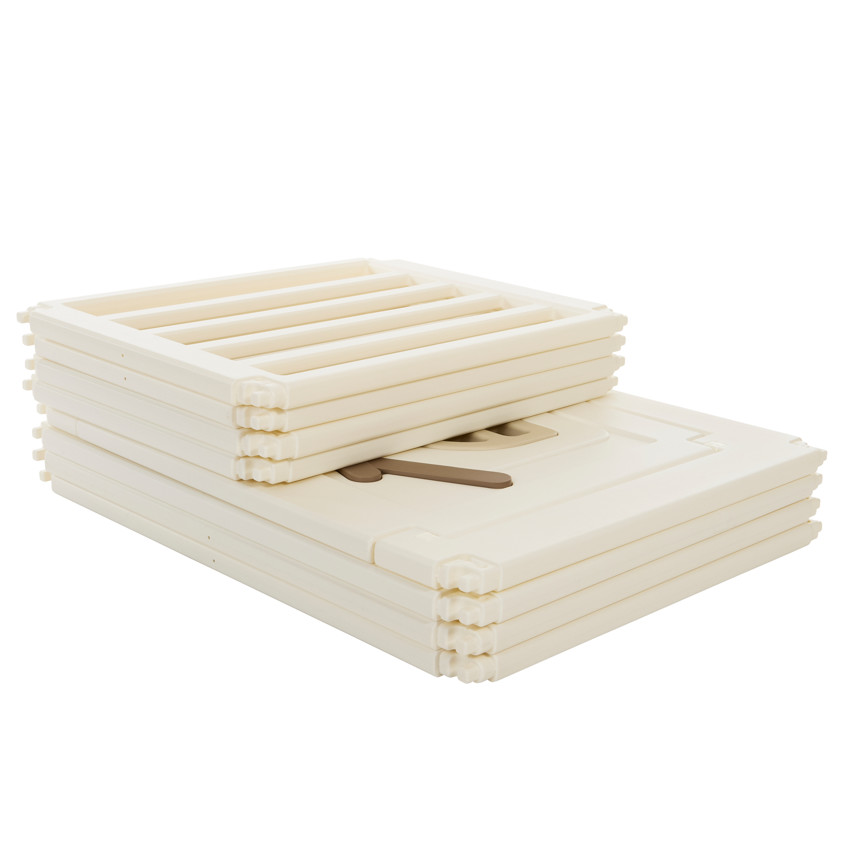 Parque modulable Joy en plástico blanco 