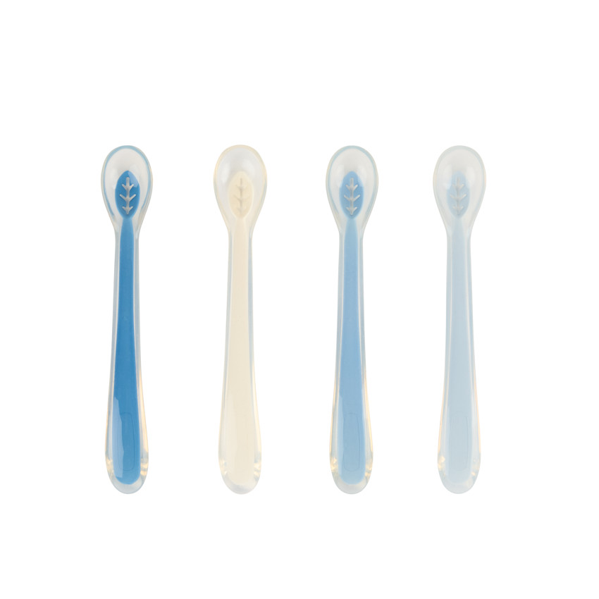Lote de 4 cucharas de silicona Yummix - Azul 