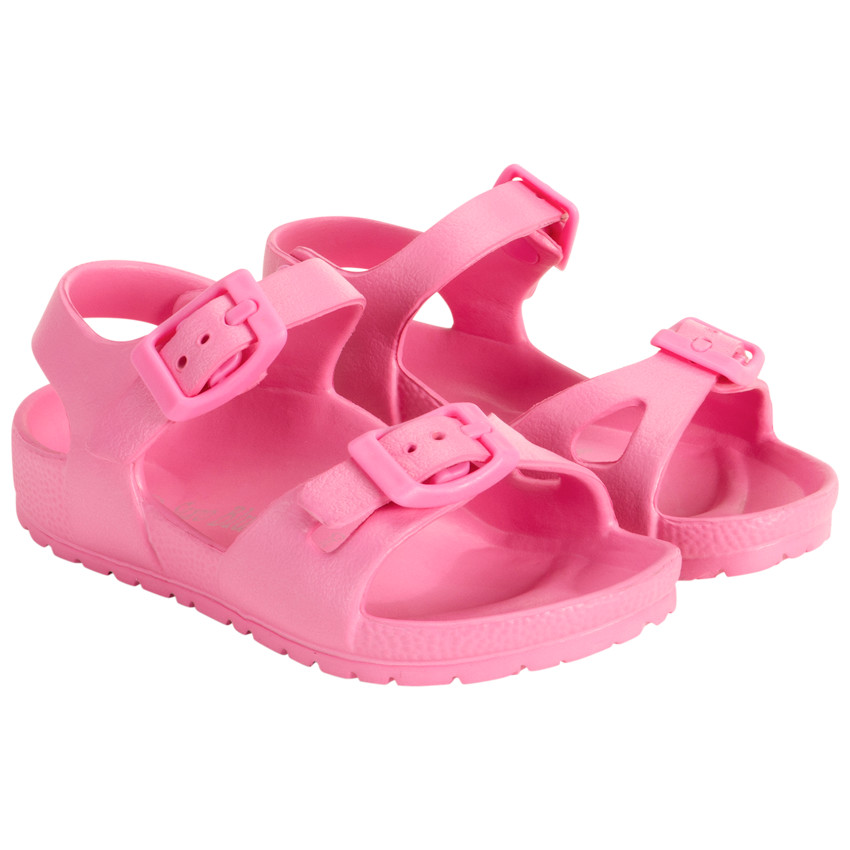 Sandalias de playa suaves con hebillas para niña 