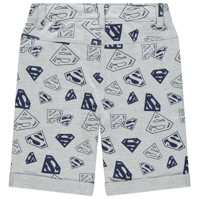 Bermuda en maille imprimé Super-Man all-over 