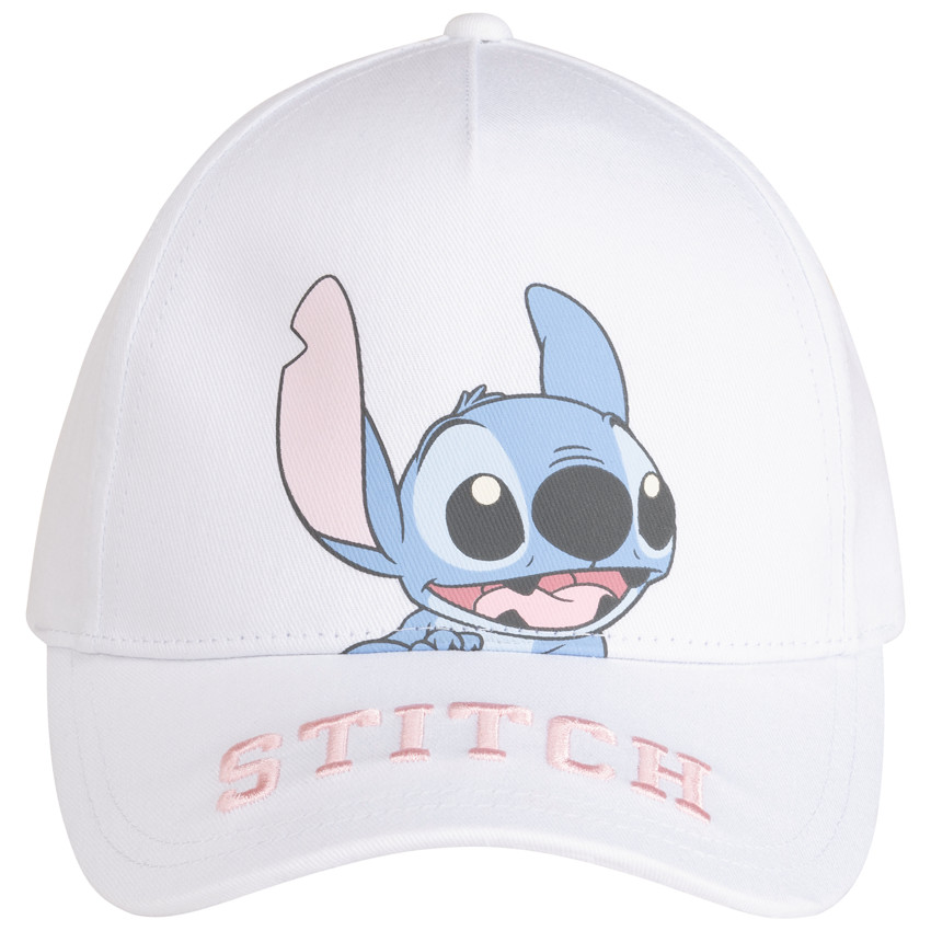 Gorra estampada y bordada Stitch Disney para niña 