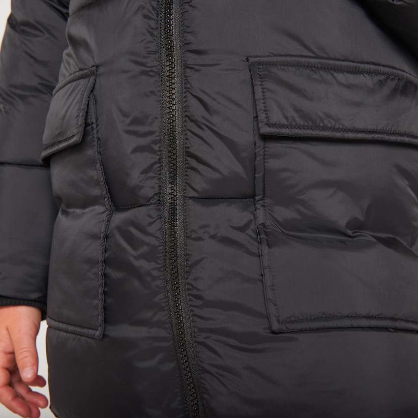 Plumífero micropolar con capucha para niño  Additional Plumífero micropolar con capucha para niño