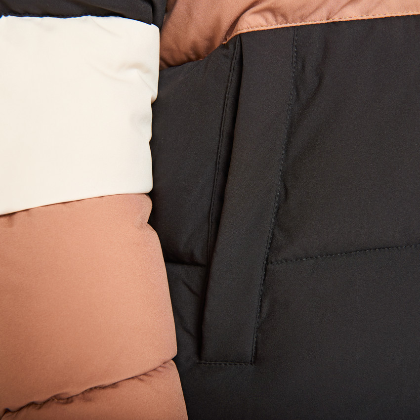 Anorak acolchado efecto color block para niño 