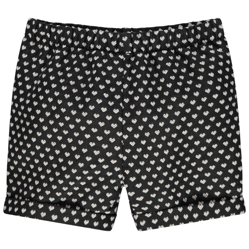Short con corazones de jacquard y bolsillos  Additional Short con corazones de jacquard y bolsillos