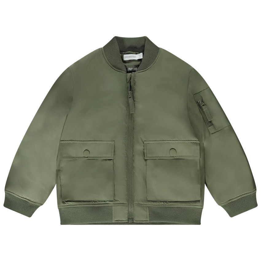 Blusón bomber con bolsillos para niño 