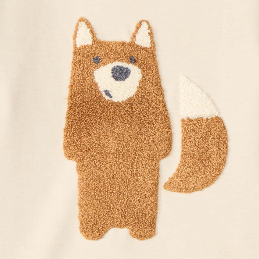 Sweat molleton avec broderie loop animal pour bébé garçon  