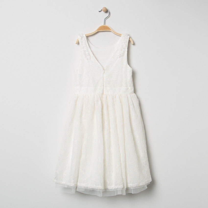 Vestido de ceremonia de encaje y tul  Additional Vestido de ceremonia de encaje y tul
