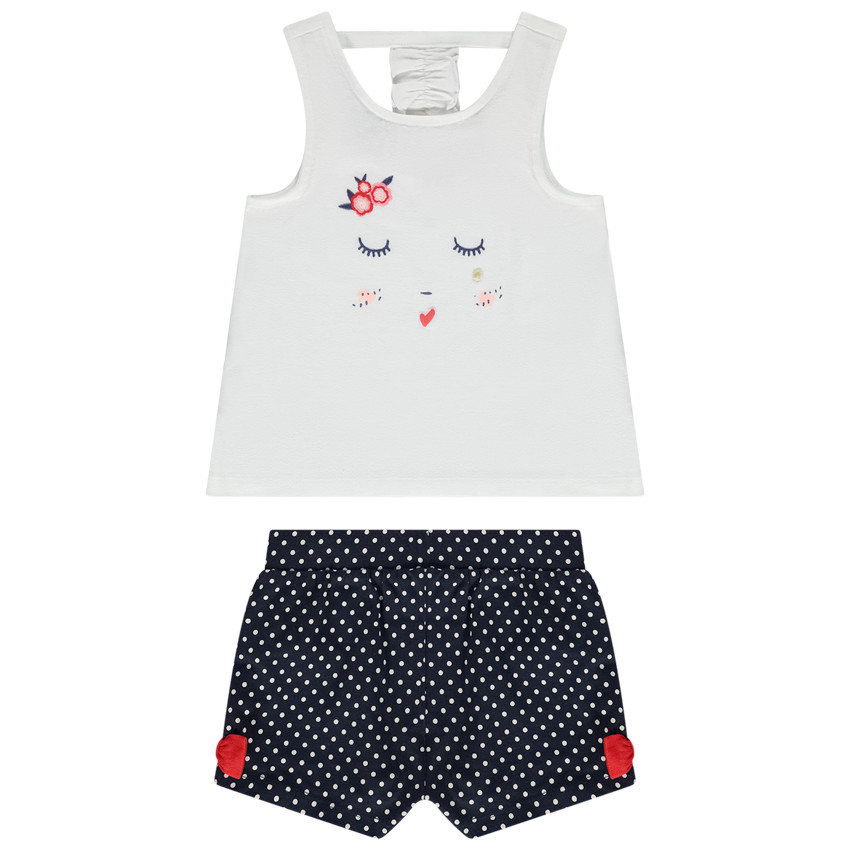 Conjunto 2 piezas de jersey para bebé niña 