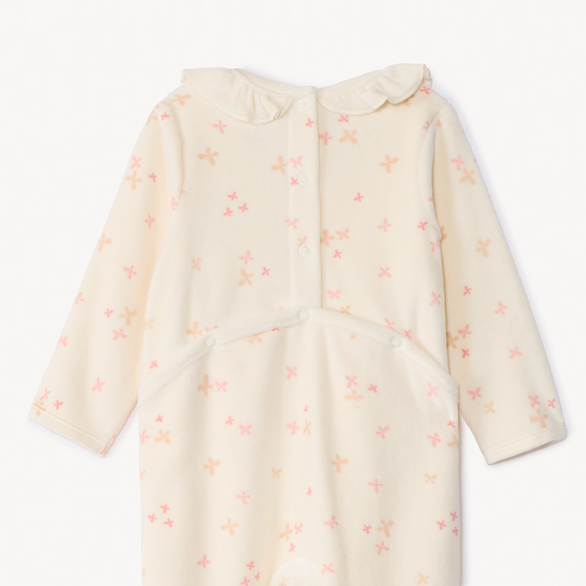 Lot de 2 dors-bien en velours fantaisie pour bébé fille  