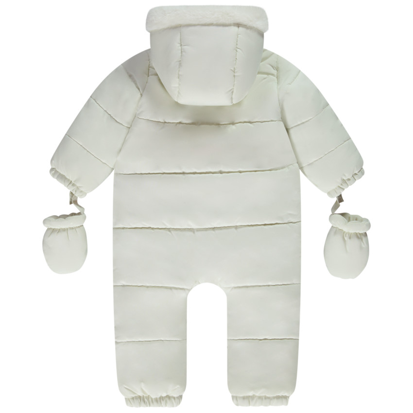 Combi-pilote matelassée unie pour bébé avec finitions différentes selon l'âge 
