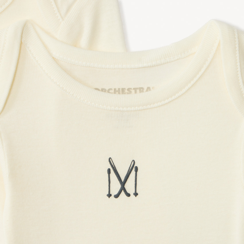 Pack de 7 bodies de manga larga con motivos de esquí para bebé 