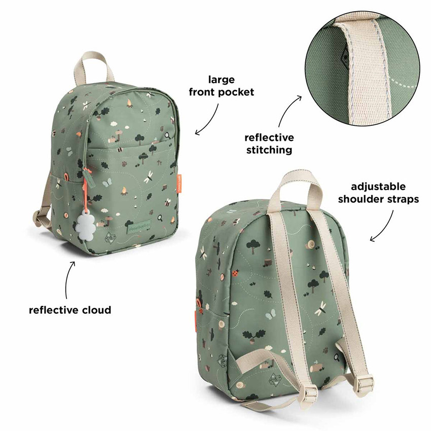 Mochila infantil 7,5L Tiny Trails - Verde 