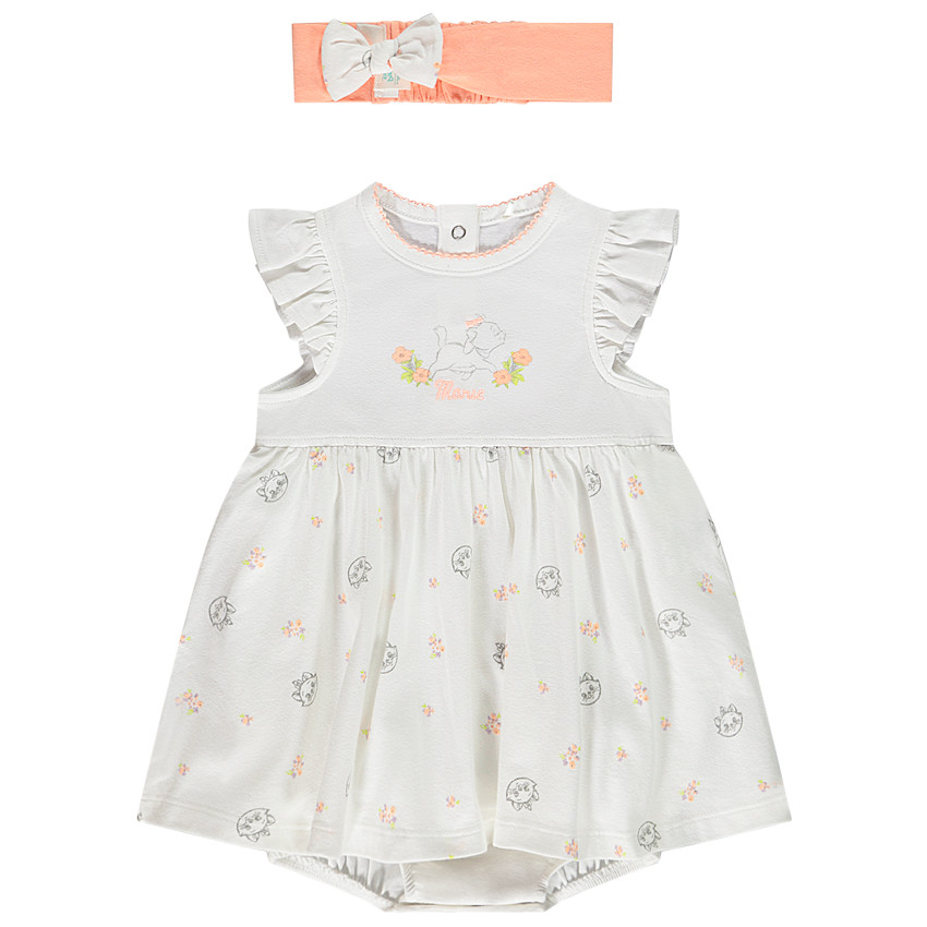 Ensemble robe body bandeau Marie Disney pour b b fille
