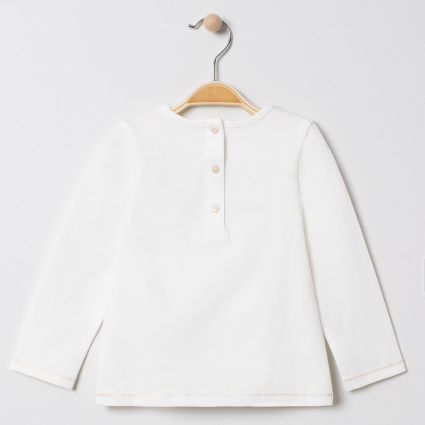 T-shirt manches longues motif Minnie Disney avec noeuds en relief 