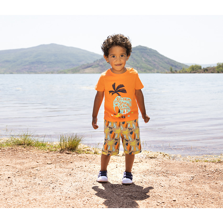 Bermuda imprimé jungle pour bébé garçon 