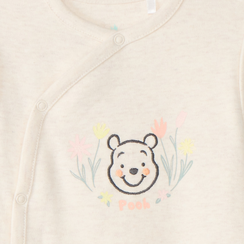 Pijama de interlock de manga larga con estampado de Winnie the Pooh de Disney para bebé niña (terminaciones diferentes según la edad) 