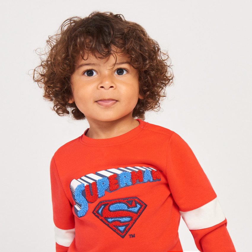 Conjunto de chándal de felpa Superman Warner para bebé niño 