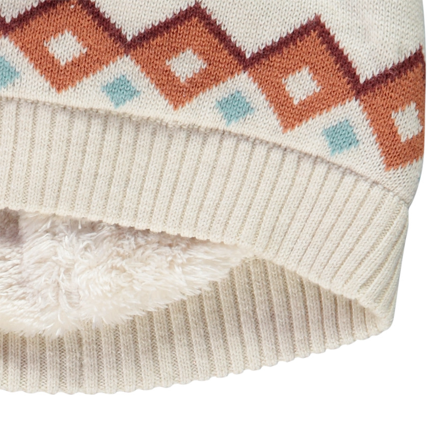 Gorro de punto para bebé niño con pompón y diseño fantasía 