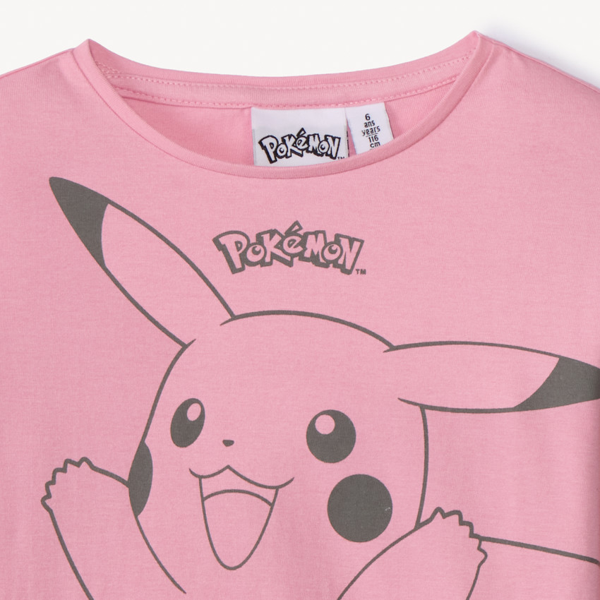 Camiseta de manga larga Pikachu Pokémon para niña 