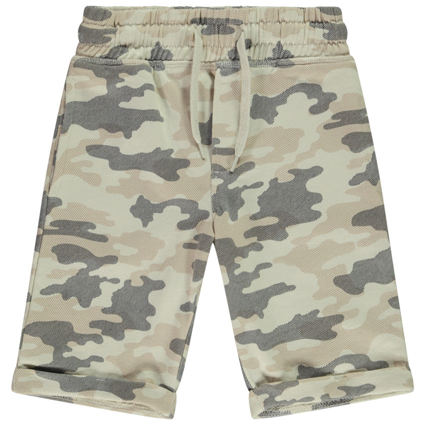 Bermudas estampadas de camuflaje para niño 