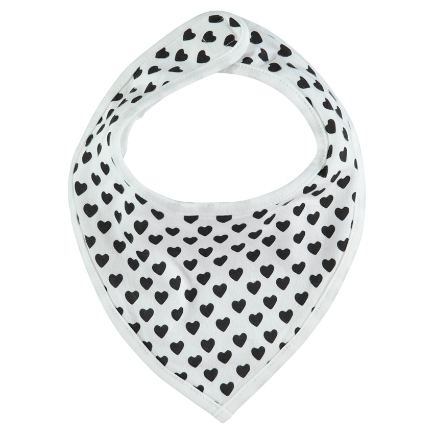 Babero de tejido de punto en forma de bandana con estampado 