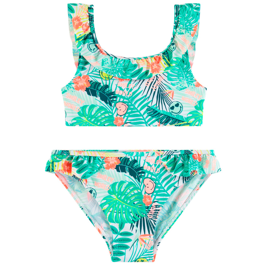 Bikini estampado tropical SmileyWorld 