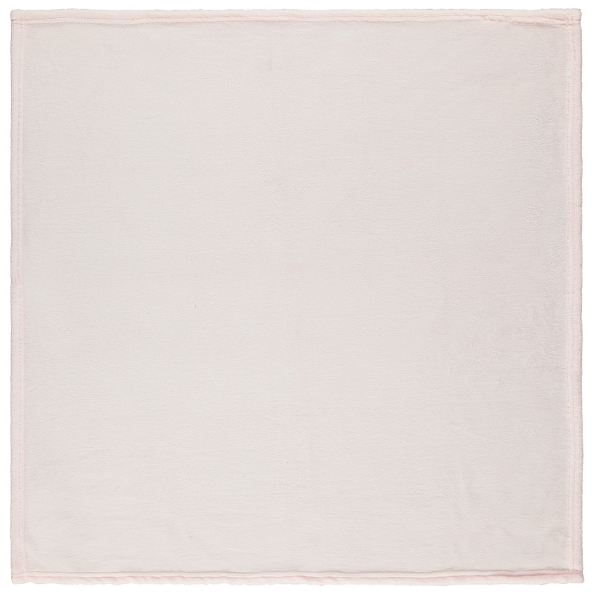 Manta de sherpa unicolor 75 x 75 cm 