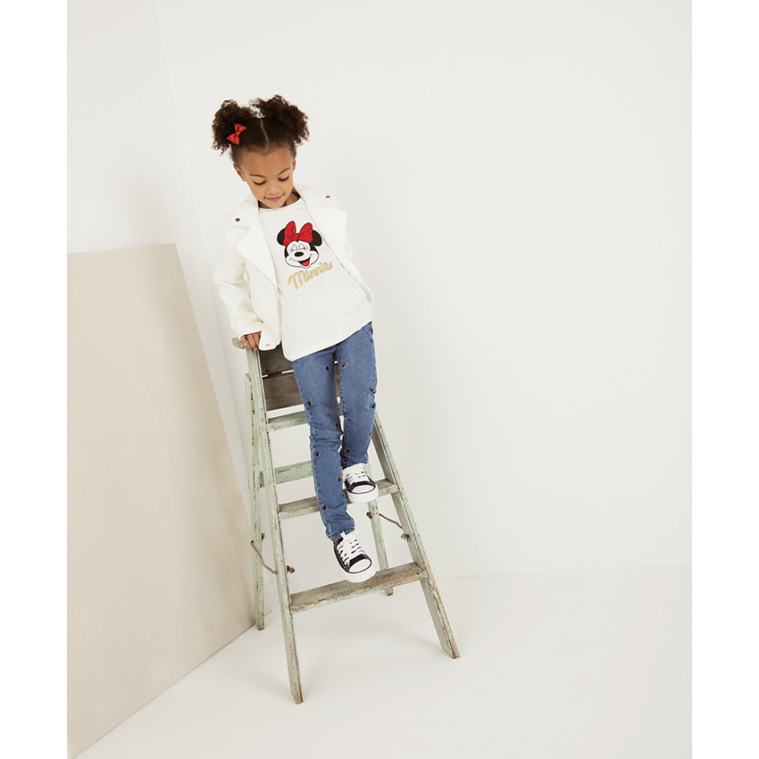 Jeans efecto lavado bordados Minnie Disney  Additional Jeans efecto lavado bordados Minnie Disney