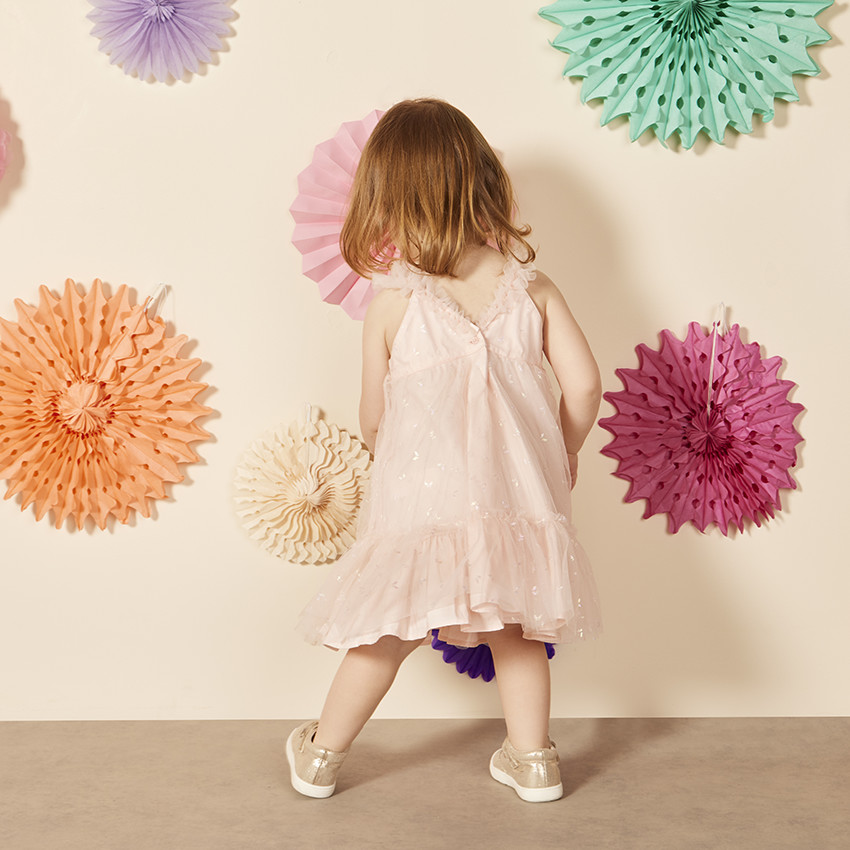 Vestido sin mangas de tul con estampado de mariposas para bebé niña  Additional Vestido sin mangas de tul con estampado de mariposas para bebé niña