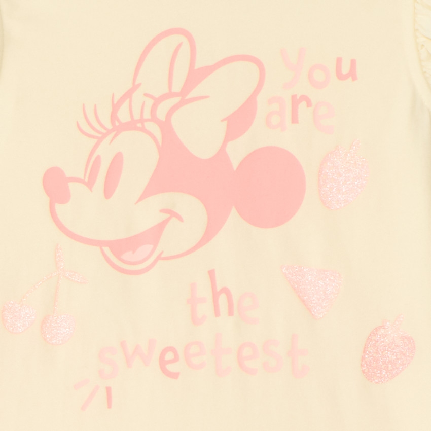 Ensemble 2 pièces débardeur + caleçon Minnie Disney pour bébé fille 