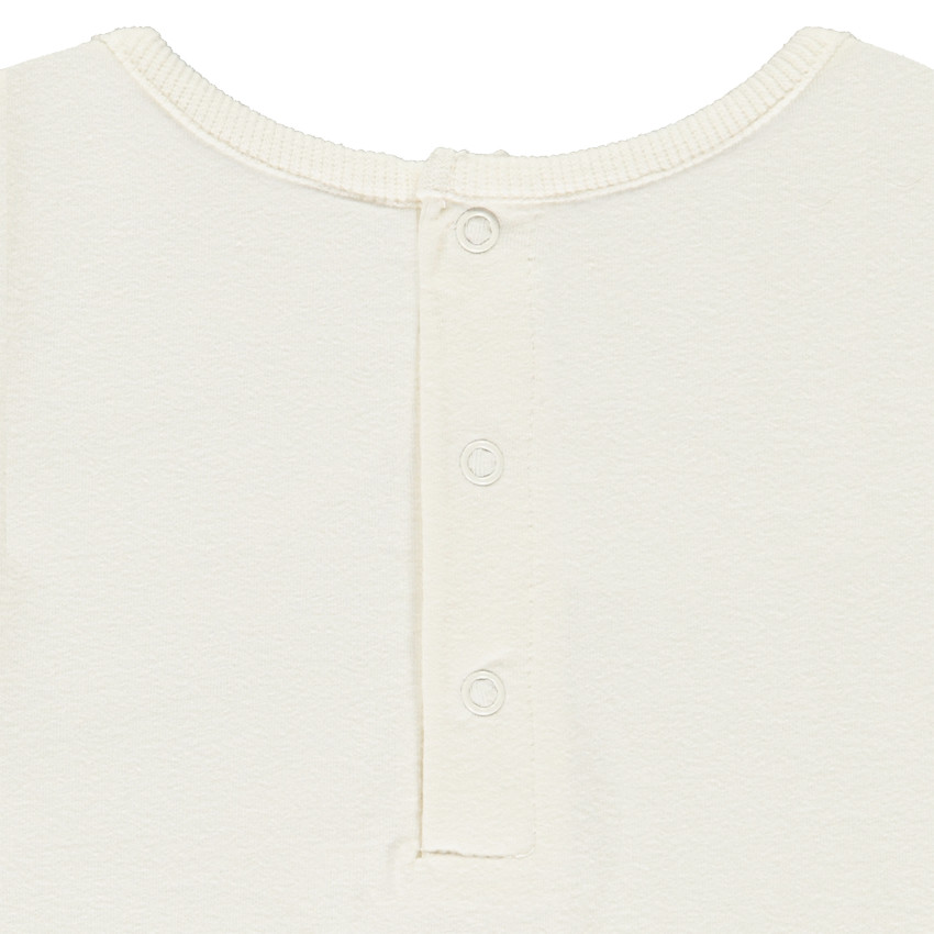 Conjunto de pijama de 2 piezas con ballena y rayas para bebé con acabados diferentes según la edad 